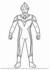Ultraman Tiga Mewarnai Belial Ausmalbilder sketch template