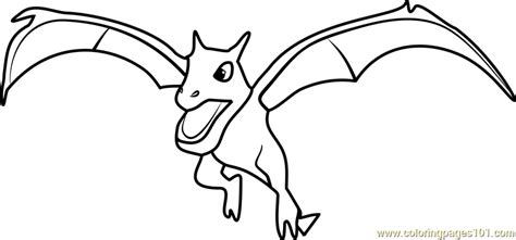 mega aerodactyl coloring pages coloring pages