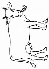 Cow Cliparts Farm Animal Calf Cattle Printing Coloring Sheet Pages Kids Favorites Add Library sketch template