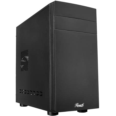 buy rosewill micro atx mini tower computer case sleek simple quiet office style desktop pc