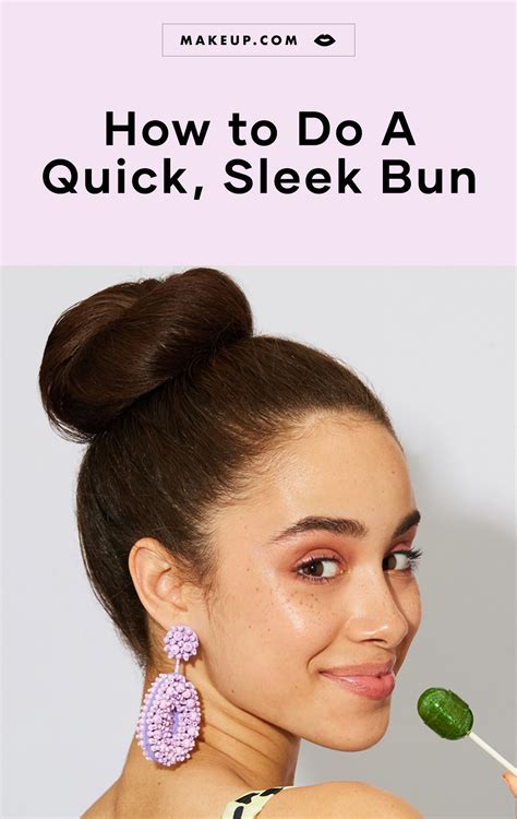 how to do a sleek wrap bun by l oréal messy