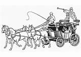 Carriage Coloring sketch template