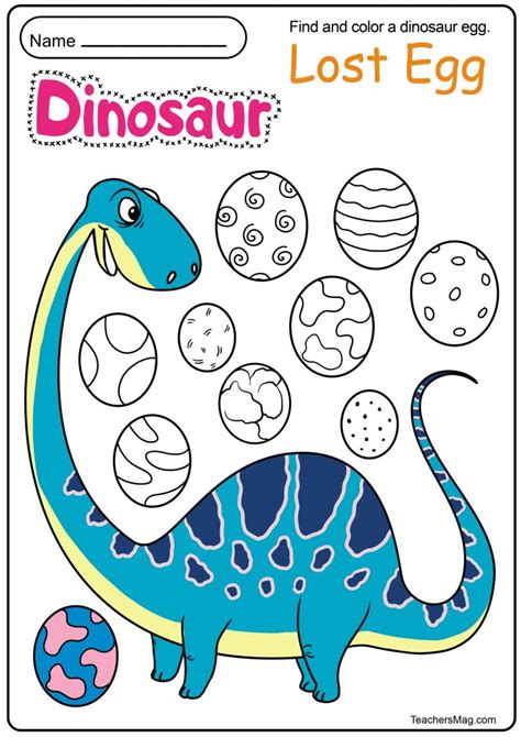 dinosaur printables  preschool teachersmagcom