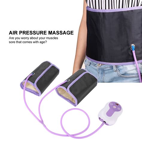 Herchr Air Compression Body Massager Electric Circulation Leg Wraps For