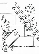 Coloring Pages Office Post Building Oui Noddy Coloriage School Tubby Color Fixes Bear Master Buildings City Print Para Something Bears sketch template