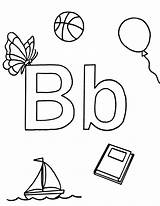 Coloring Bb Pages Alphabet Abc Beings sketch template