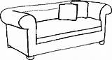 Sofa sketch template