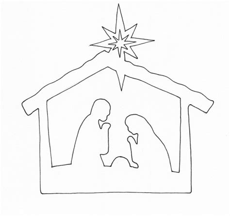 nativity templates printable
