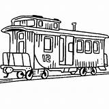 Caboose Railroad Colorluna sketch template