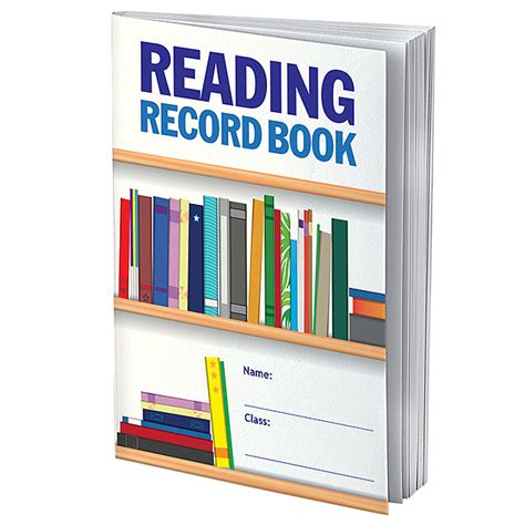 reading record book  range  size  pages