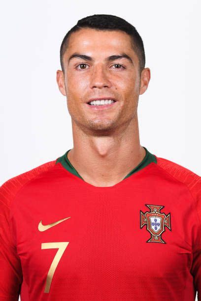 Cristiano Ronaldo Of Portugal Poses For A Portrait During The Official