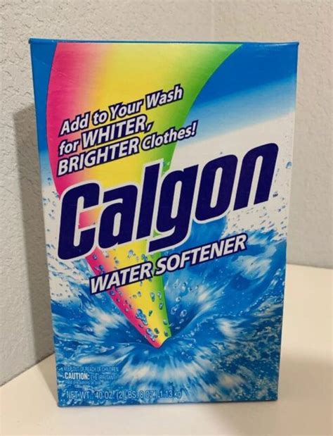 calgon water softener powder  sealed box  lbs  oz  oz htf discontinued ebay