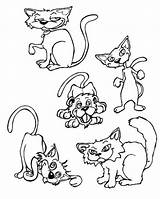 Coloring Pages Dogs Cats Cat Dog Kids Intruder Find Cute Cartoon Funny Disney Clipart Kittens Print Printable Hot Library Color sketch template