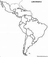 Latin America Map Outline Country Countries Border North Geography Enchantedlearning Print Marked Boundaries Printout Members Thumbnail Site Only Available Size sketch template