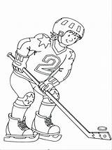 Hockey Coloring Pages Ice Goalie Getcolorings Printable sketch template
