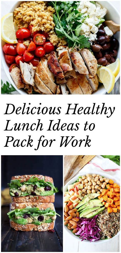 healthy lunches  pack  work