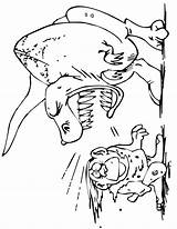 Coloring Dinosaur Pages Roaring Caveman Keller Helen Printable Library Clipart sketch template