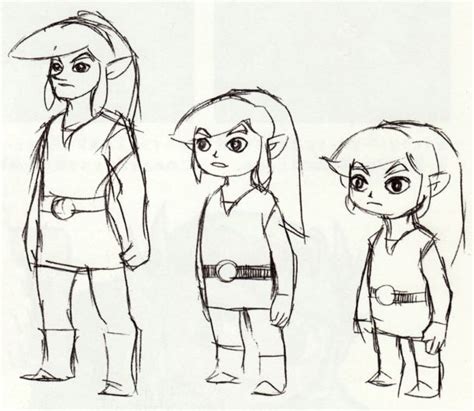 The Legend Of Zelda Windwaker Concept Art Link 2