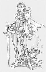 Elven Dnd Mage Coloriage Dessin Dragoon Steampunk Staino Wizard sketch template