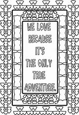 Coloring Pages Quotes Adults sketch template