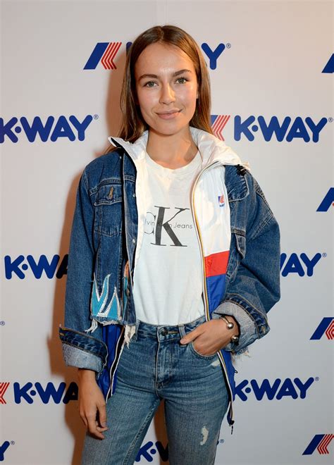 emma louise at k way flagship store opening in london 10 04 2017