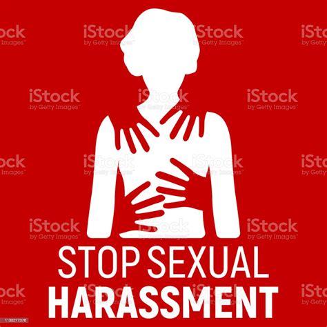 stop sexual harassment banner gender equality label and logo logo