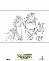 Pages Coloring Dreamworks Animation Shrek Entertaining Memes Entertainment Color sketch template