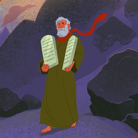 god gave moses  laws teaching picture childrens bible activities