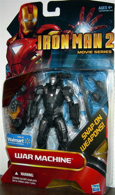 war machine action figure iron man 2 movie series walmart exclusive