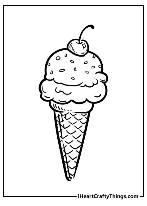 ice cream coloring pages updated