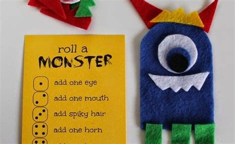 roll  monster game   printable monster games monsters