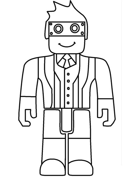 character  roblox coloring page  print  color