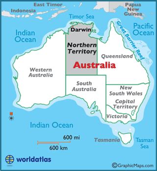 northern territory map geography  northern territory map