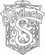 Coloring Pages Hogwarts Houses Potter Harry House Printable Getcolorings Color sketch template