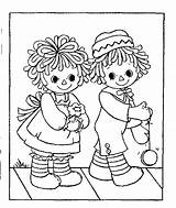 Ann Raggedy Coloring Andy Pages Choose Board Getdrawings sketch template