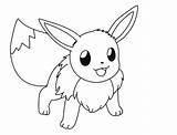 Pokemon Eevee Coloring Pages Evolutions Popular sketch template