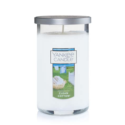 yankee candle medium perfect pillar scented candle clean cotton walmartcom