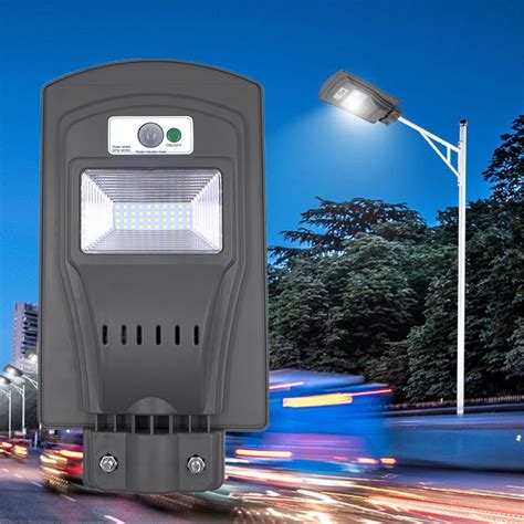 zimtown www outdoor led solar street security light pir motion sensor floodlight