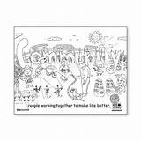 Community Coloring Skills Life Sheet Sheets Kids Books Store sketch template