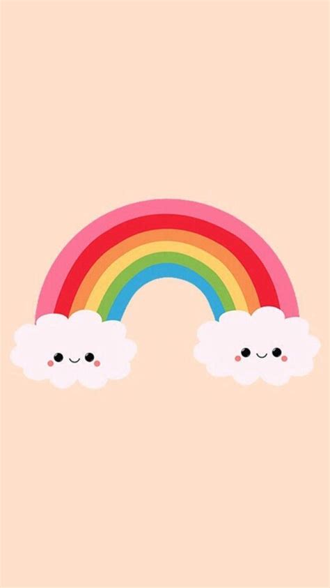 cute rainbow wallpapers wallpaper cave