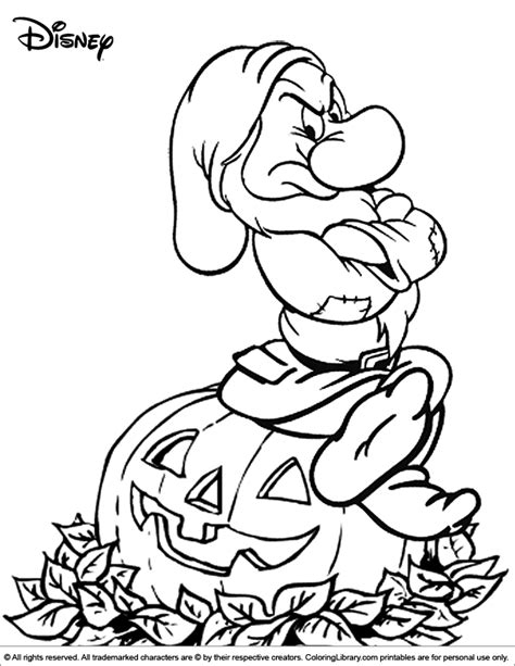 halloween disney coloring page  kids coloring library
