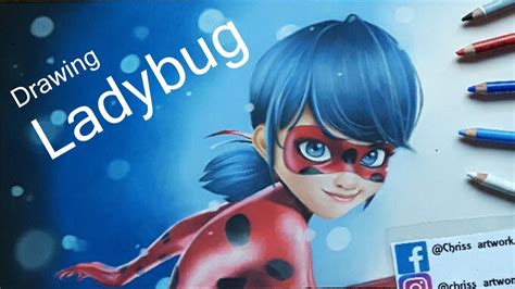 drawing ladybug miraculous ladybug speed drawing youtube