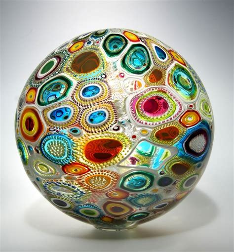 Sphere David Patchen Handblown Glass Glass Art Glass Paperweights