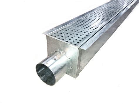 galvanized steel trench drain system ft   rockcrete usa store