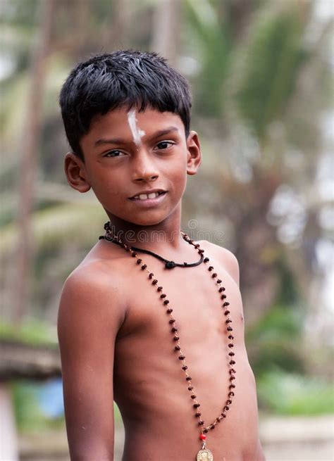 portrait  indian boy   street  fishing village editorial image image  people