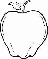 Apple Coloring Printable Pages Core Fruits Getcolorings Choose Board sketch template
