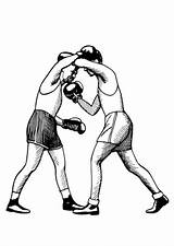 Boxing Coloring Pages Coloringpages1001 sketch template