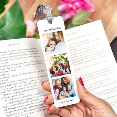personalised photobooth bookmark for mum