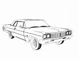 Chevy Impala Drawing Car Drawings Chevrolet 3d Coloring Pages Logo 1967 Getdrawings Template Sketch sketch template