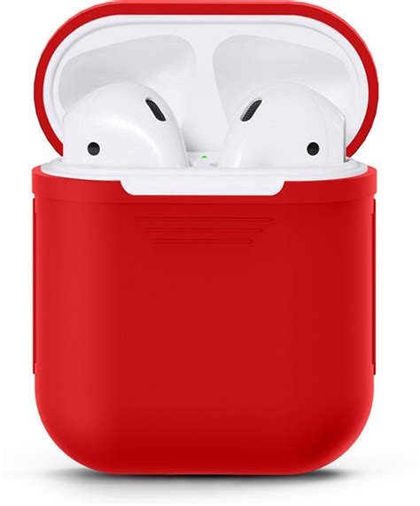 bolcom airpods silicone case cover hoesje voor apple airpods